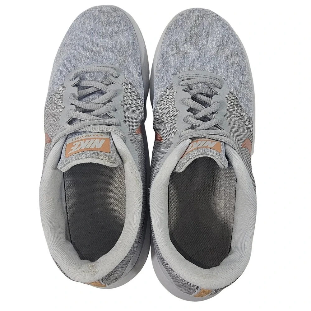 Nike Flex Contact Running Shoes Women's Size‎ 8.5 Gray Training Gym 908995-006